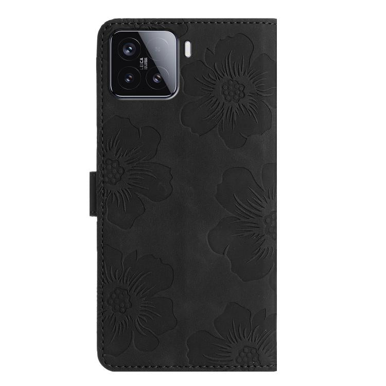 For Redmi 15 5G / 4G EU 171mm Flower Embossing Pattern Leather Phone Case