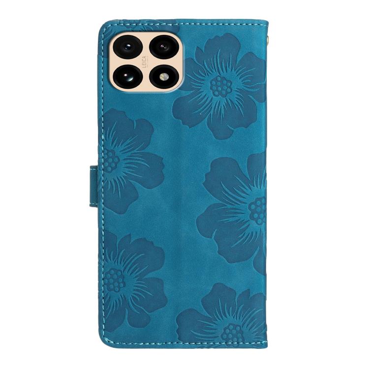 For Redmi 15T 5G Flower Embossing Pattern Leather Phone Case