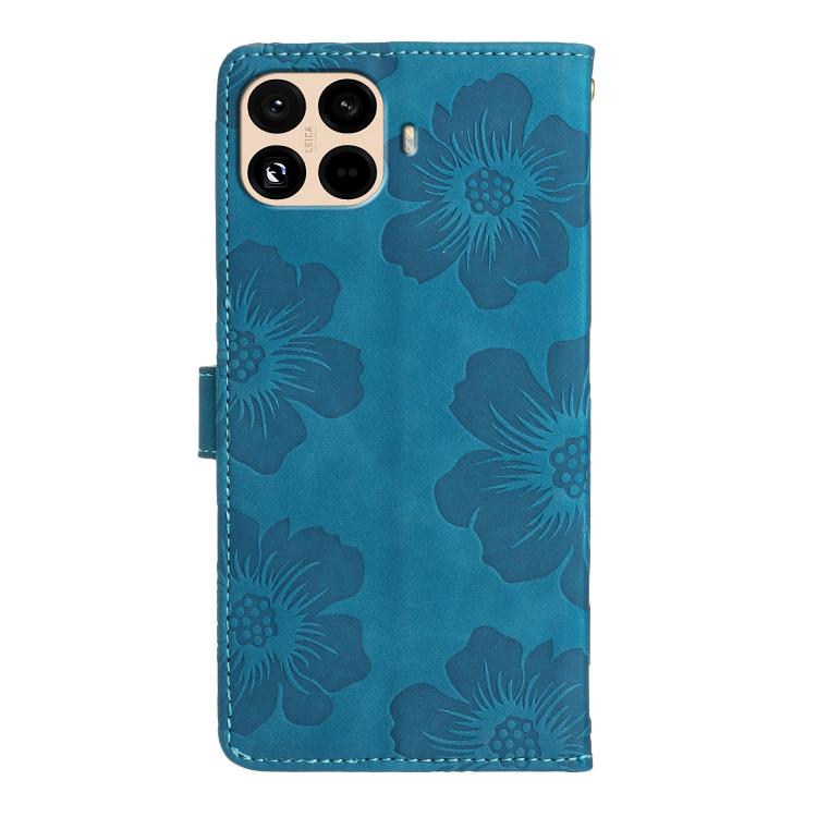 For Redmi 15T Pro 5G Flower Embossing Pattern Leather Phone Case