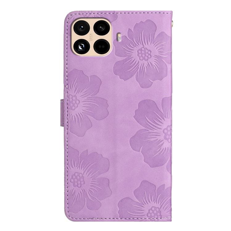 For Redmi 15T Pro 5G Flower Embossing Pattern Leather Phone Case