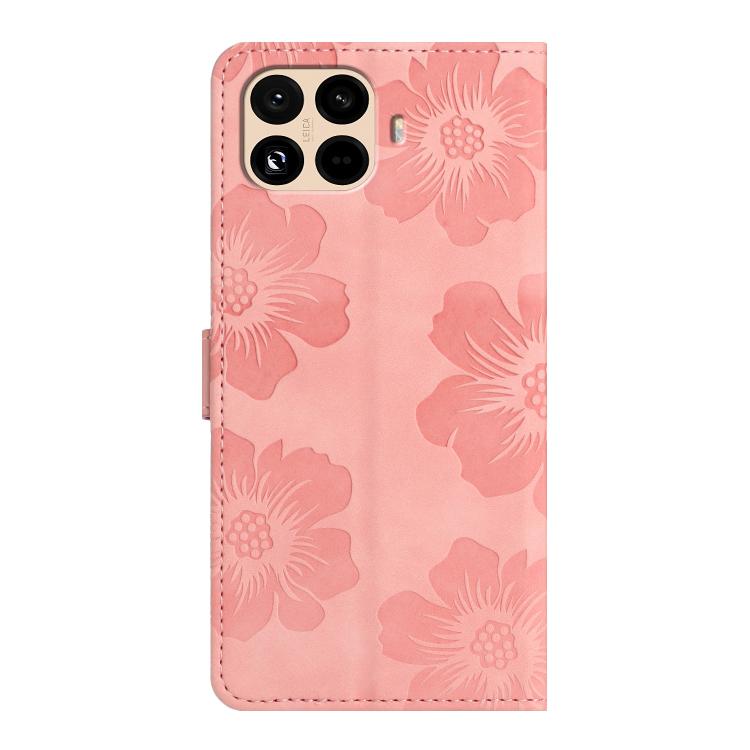 For Redmi 15T Pro 5G Flower Embossing Pattern Leather Phone Case