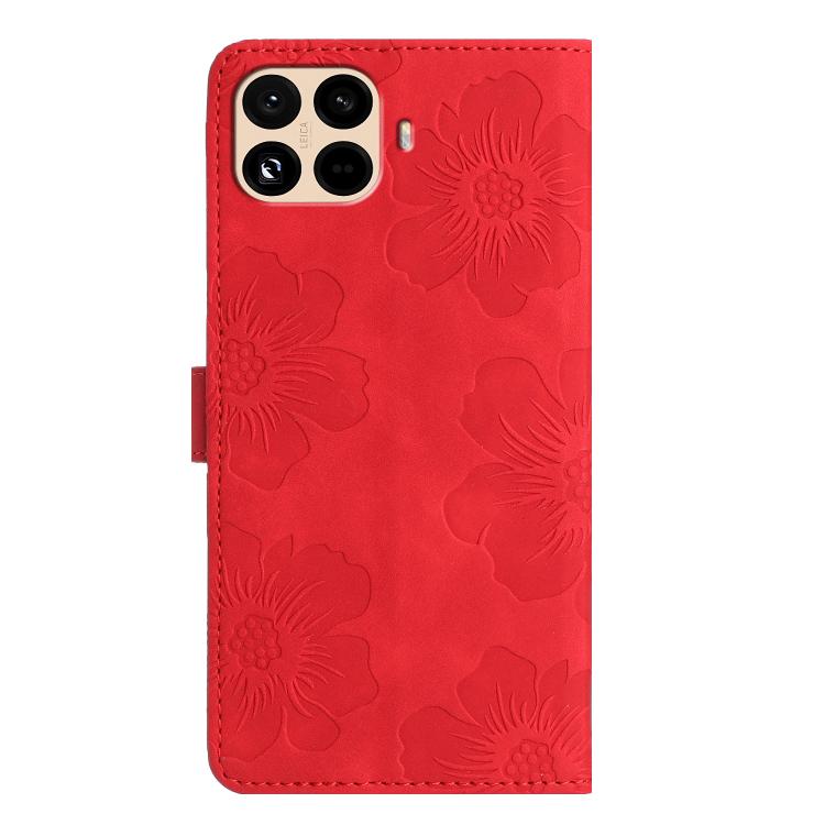 For Redmi 15T Pro 5G Flower Embossing Pattern Leather Phone Case