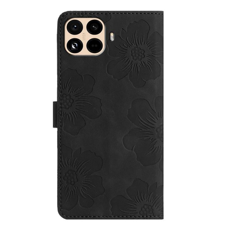 For Redmi 15T Pro 5G Flower Embossing Pattern Leather Phone Case