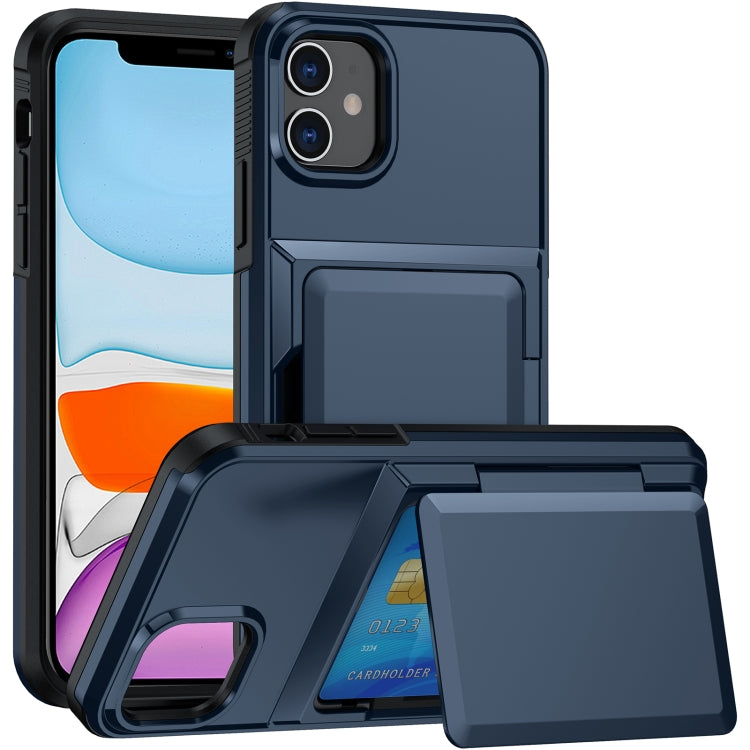 For iPhone 11 Card Slot Holder Phone Case