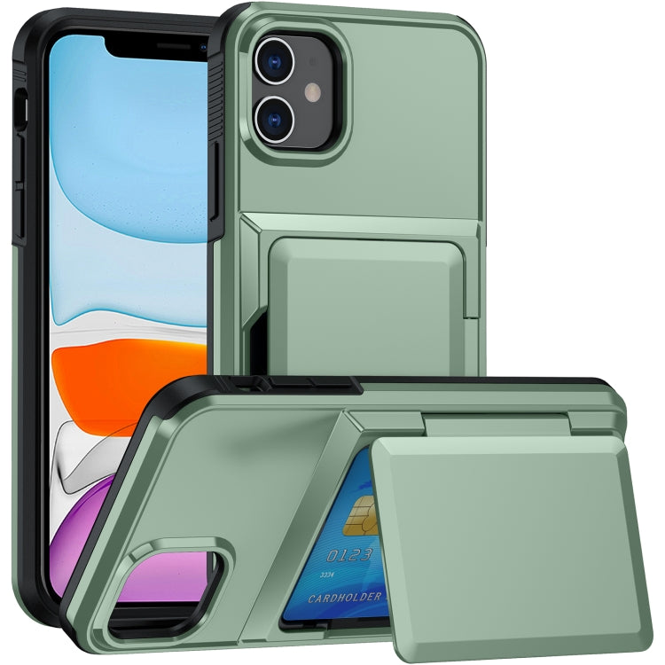 For iPhone 11 Card Slot Holder Phone Case