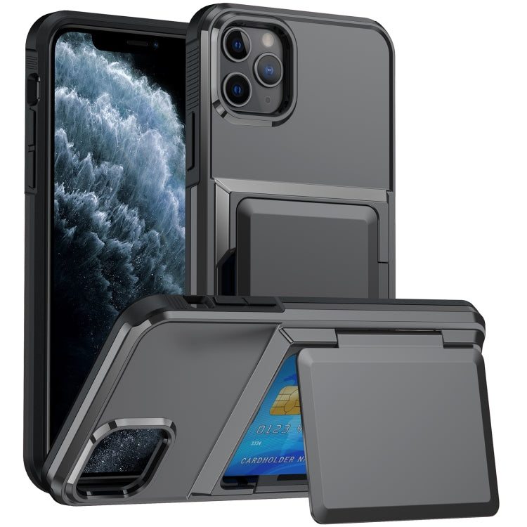 For iPhone 11 Pro Max Card Slot Holder Phone Case