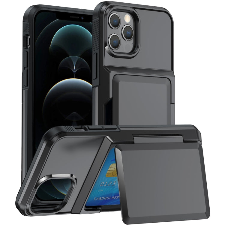 For iPhone 12 / 12 Pro Card Slot Holder Phone Case