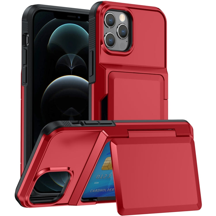 For iPhone 12 Pro Max Card Slot Holder Phone Case
