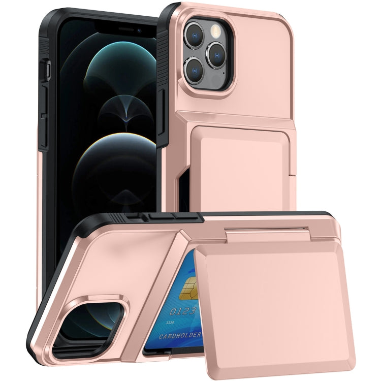 For iPhone 12 Pro Max Card Slot Holder Phone Case