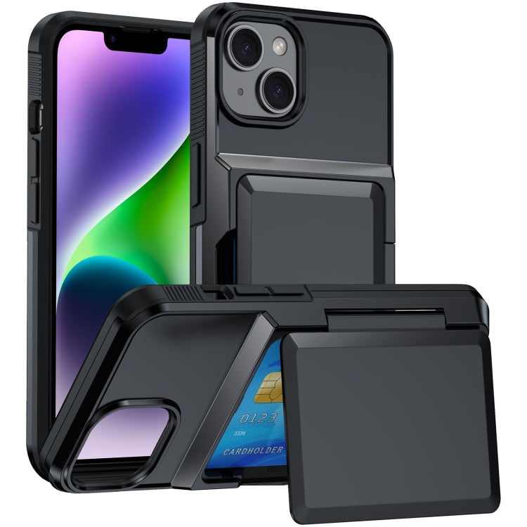 For iPhone 13 Card Slot Holder Phone Case