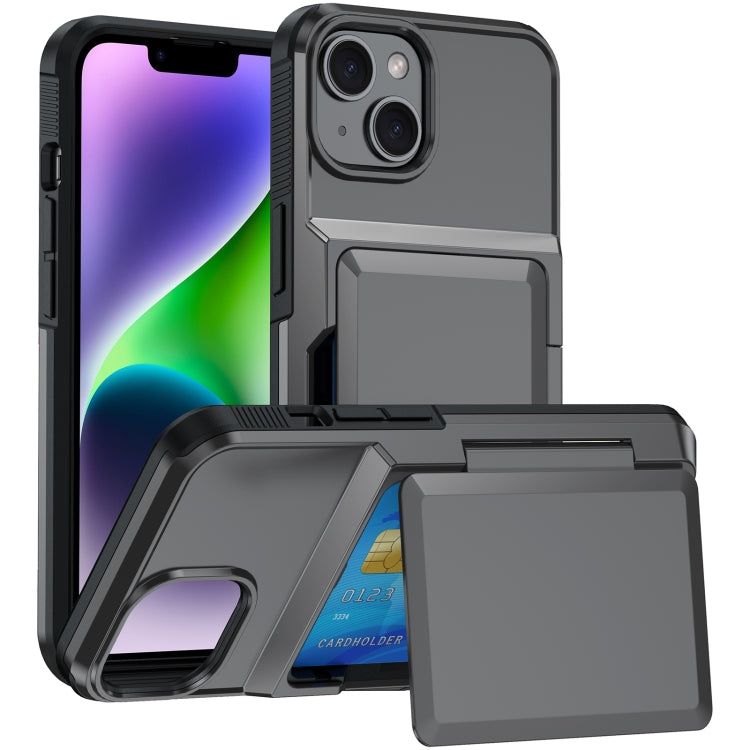 For iPhone 13 Card Slot Holder Phone Case