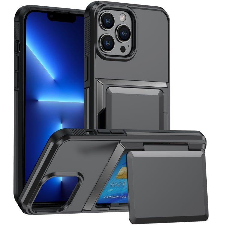 For iPhone 13 Pro Card Slot Holder Phone Case