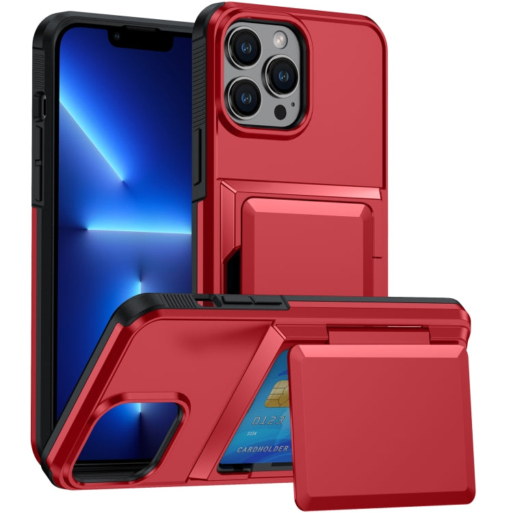 For iPhone 13 Pro Max Card Slot Holder Phone Case