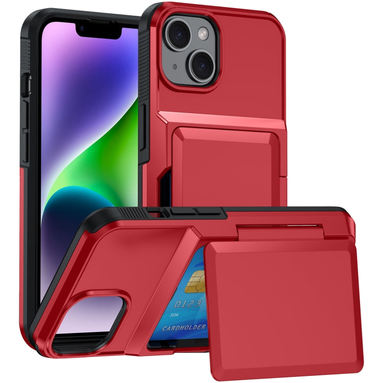 For iPhone 14 Card Slot Holder Phone Case