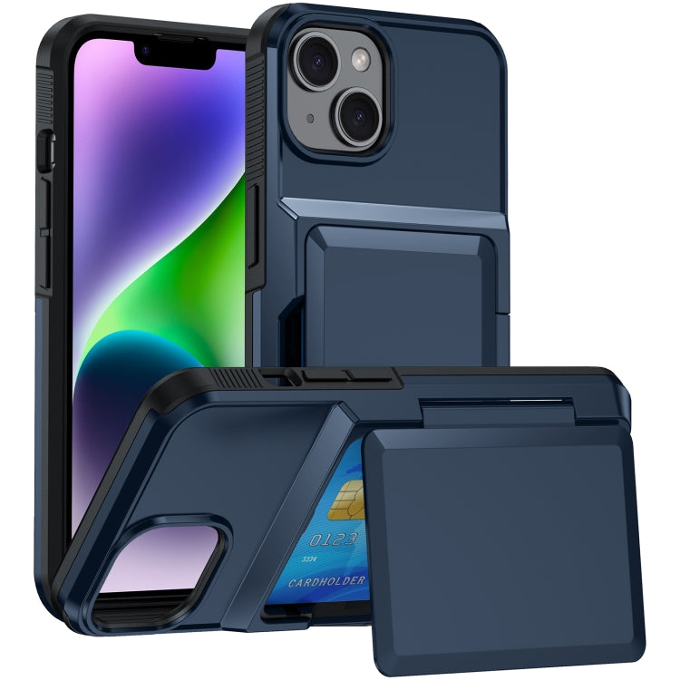 For iPhone 14 Card Slot Holder Phone Case