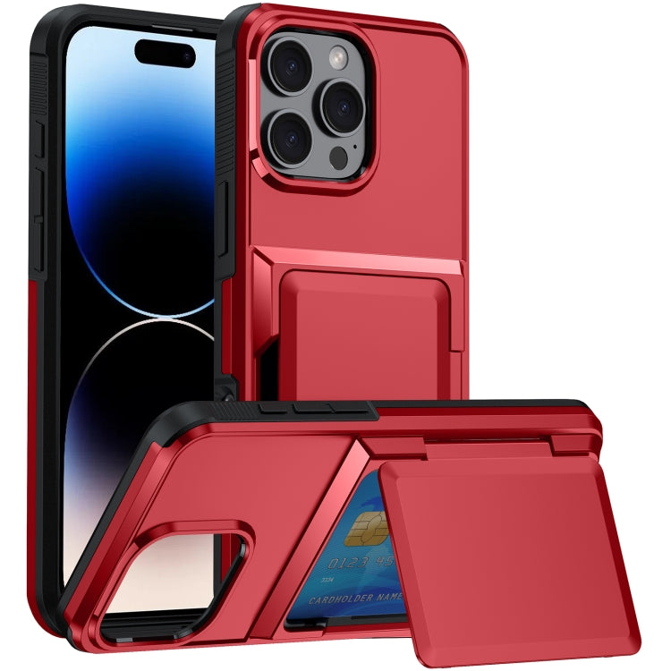 For iPhone 14 Pro Card Slot Holder Phone Case