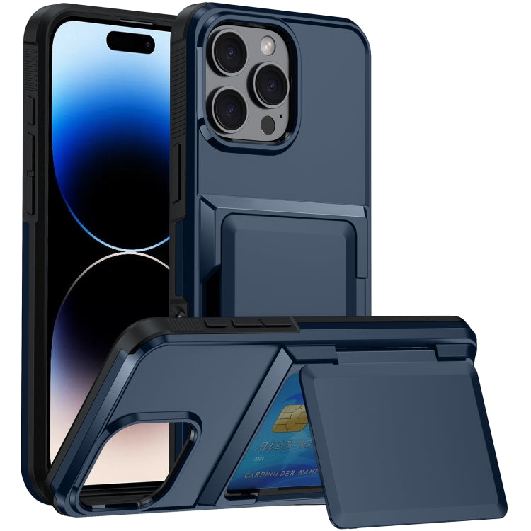 For iPhone 14 Pro Card Slot Holder Phone Case