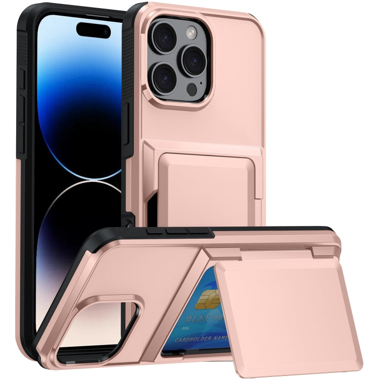 For iPhone 14 Pro Max Card Slot Holder Phone Case