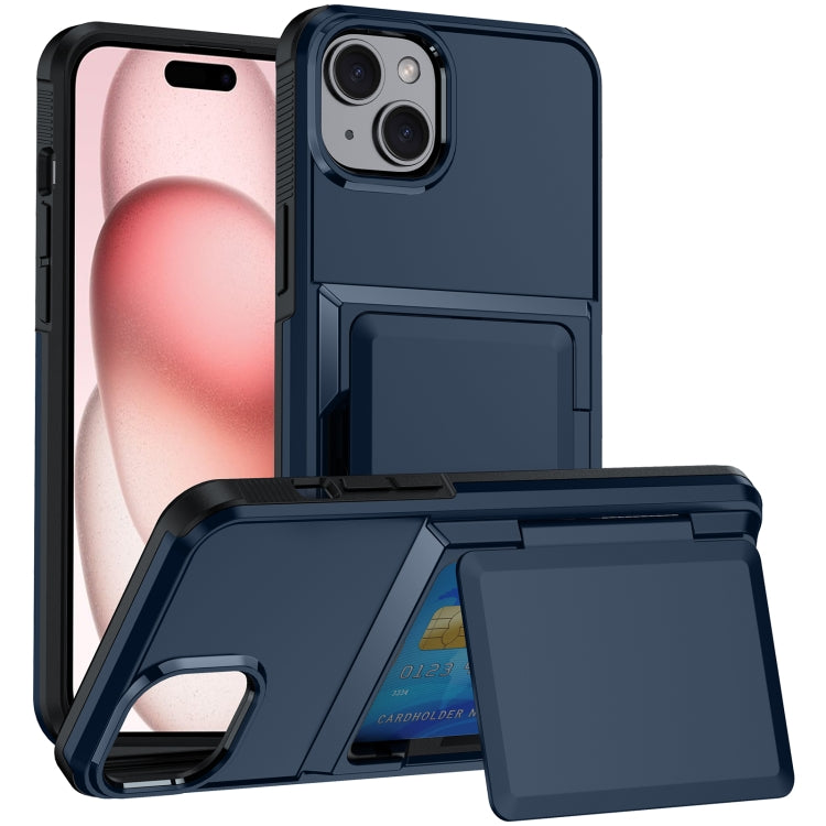 For iPhone 15 Card Slot Holder Phone Case