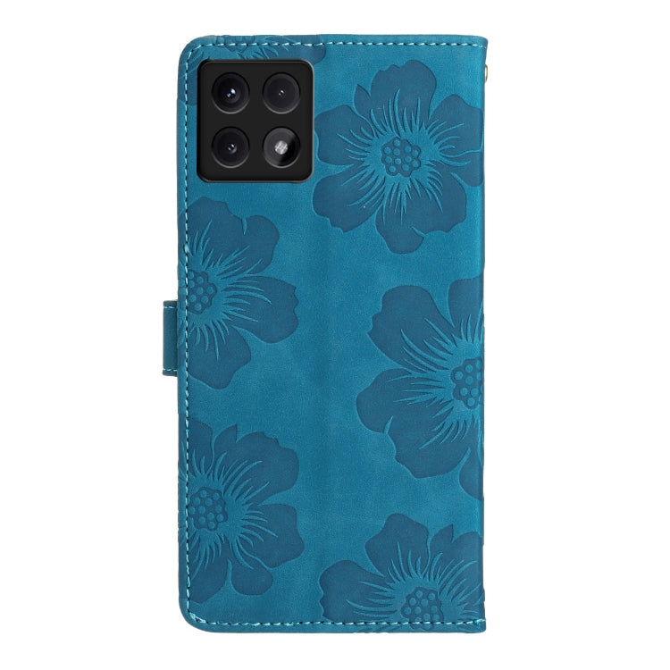 For Xiaomi 14T Flower Embossing Pattern Leather Phone Case