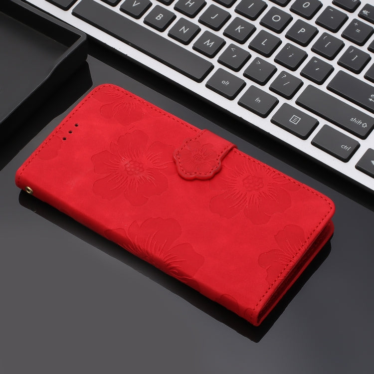 For Xiaomi 14T Flower Embossing Pattern Leather Phone Case