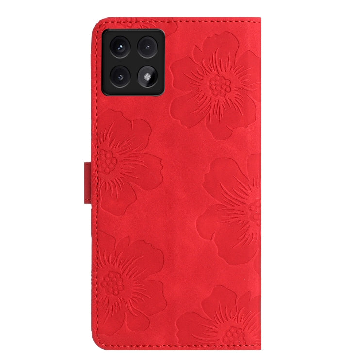 For Xiaomi 14T Flower Embossing Pattern Leather Phone Case