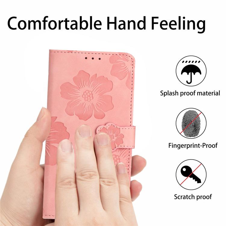 For Xiaomi 17 Flower Embossing Pattern Leather Phone Case