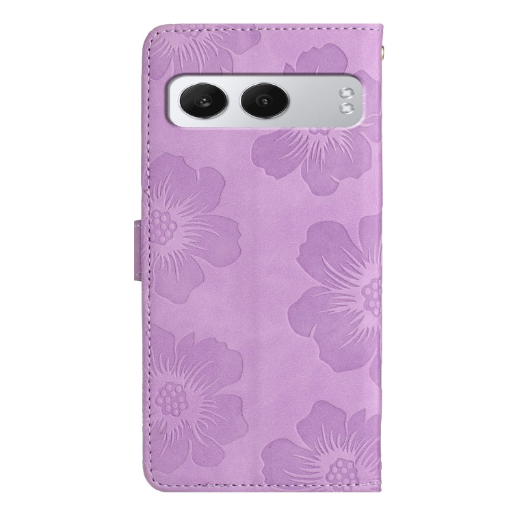 For OnePlus Nord 4 Flower Embossing Pattern Leather Phone Case