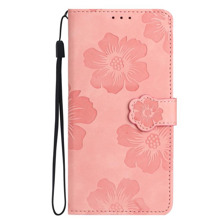 For OnePlus Ace 6 Flower Embossing Pattern Leather Phone Case
