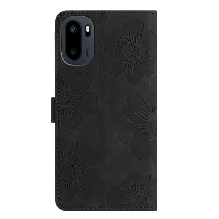 For OnePlus Ace 6 Flower Embossing Pattern Leather Phone Case