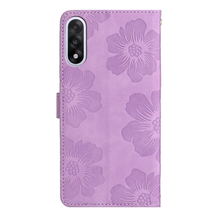 For OnePlus Nord 5 Flower Embossing Pattern Leather Phone Case