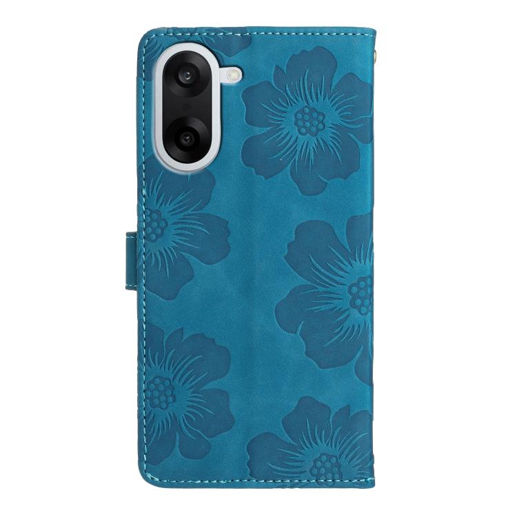 For OnePlus Nord CE5 Flower Embossing Pattern Leather Phone Case