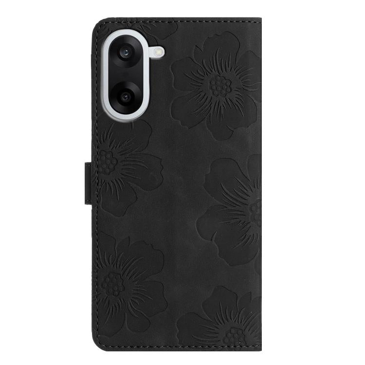 For OnePlus Nord CE5 Flower Embossing Pattern Leather Phone Case
