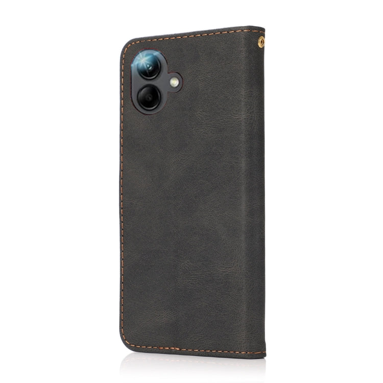 For Samsung Galaxy A06 4G Dual-color Stitching Leather Phone Case