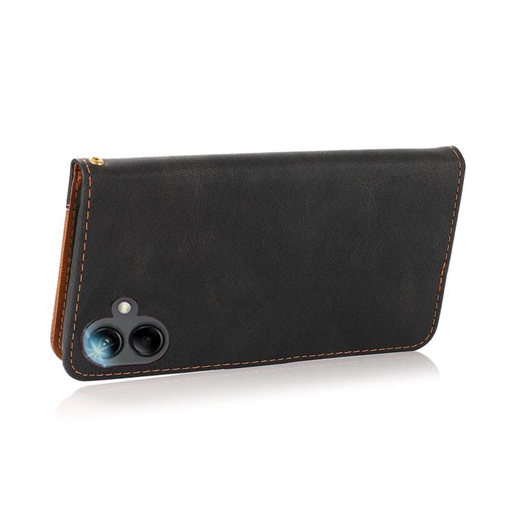 For Samsung Galaxy A07 5G Dual-color Stitching Leather Phone Case