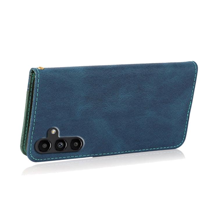 For Samsung Galaxy A17 5G Dual-color Stitching Leather Phone Case