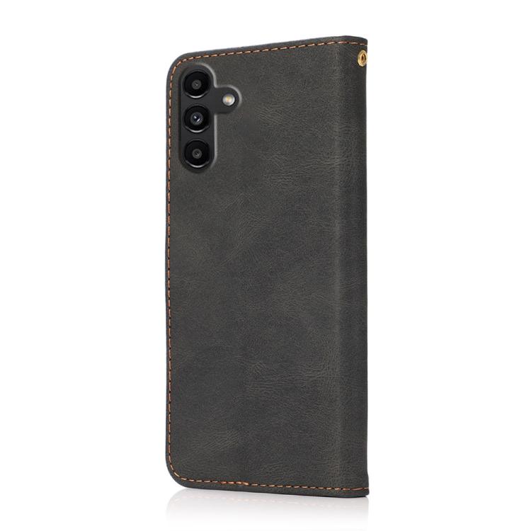 For Samsung Galaxy A57 5G Dual-color Stitching Leather Phone Case