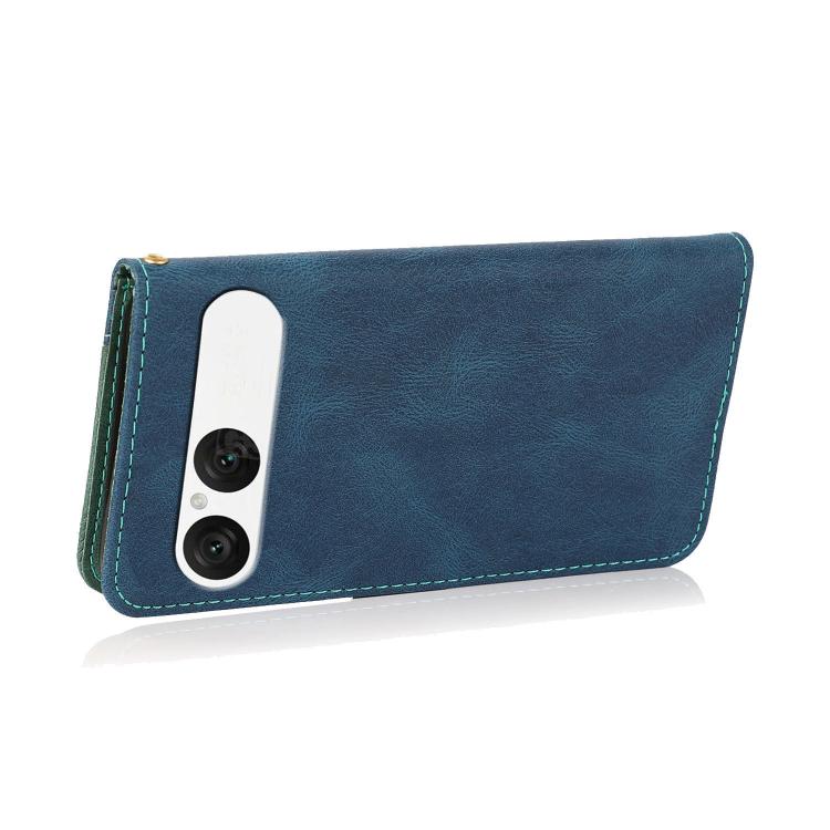 For Sony Xperia 10 VII Dual-color Stitching Leather Phone Case