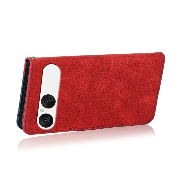 For Sony Xperia 10 VII Dual-color Stitching Leather Phone Case