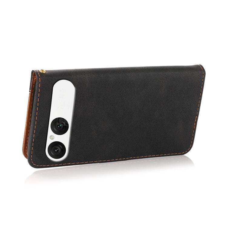 For Sony Xperia 10 VII Dual-color Stitching Leather Phone Case