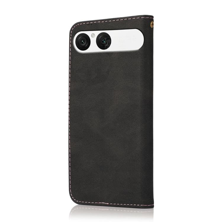 For Sony Xperia 10 VII Dual-color Stitching Leather Phone Case
