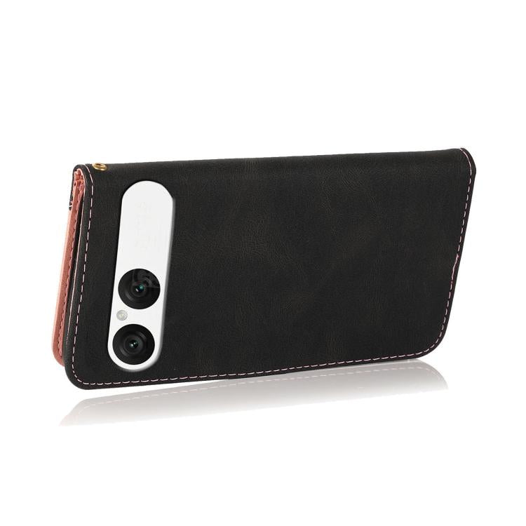 For Sony Xperia 10 VII Dual-color Stitching Leather Phone Case