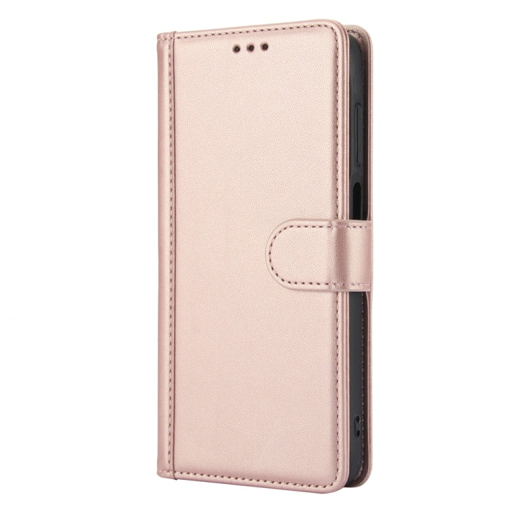For Google Pixel 8a Skin Feel Pure Color Card Slots Leather Phone Case with Dual Lanyard