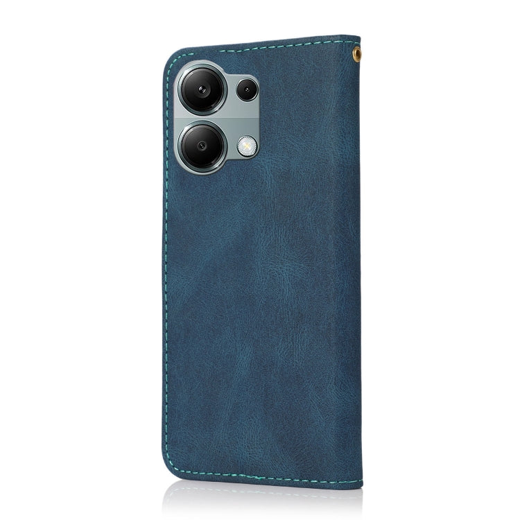 For Redmi Note 13 Pro 4G Dual-color Stitching Leather Phone Case