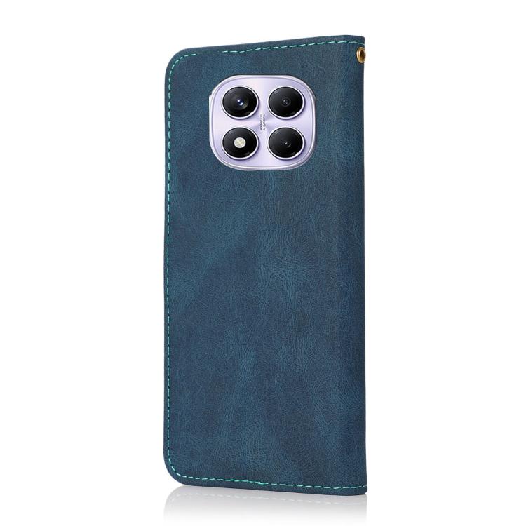 For Redmi Note 14 Pro 4G Dual-color Stitching Leather Phone Case
