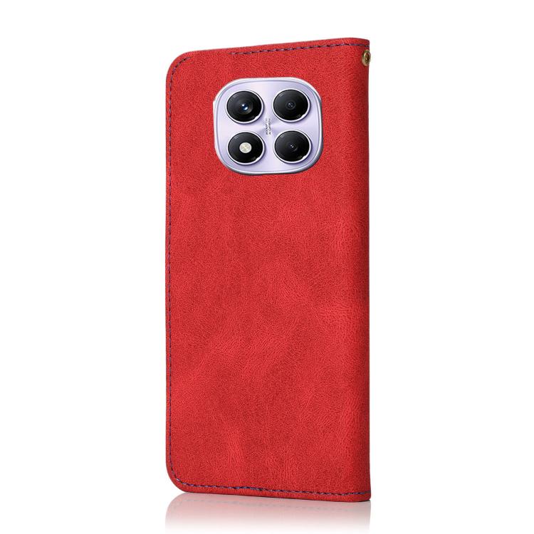 For Redmi Note 14 Pro 4G Dual-color Stitching Leather Phone Case