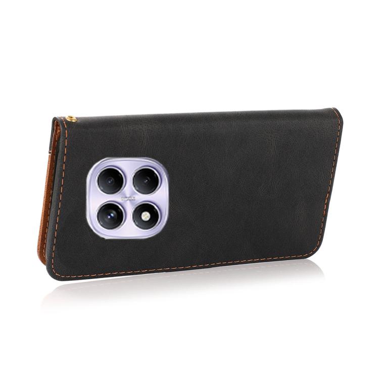 For Redmi Note 14 Pro 4G Dual-color Stitching Leather Phone Case