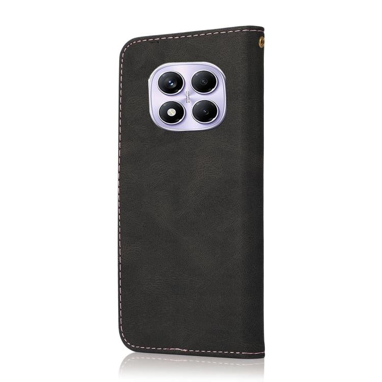 For Redmi Note 14 Pro 4G Dual-color Stitching Leather Phone Case