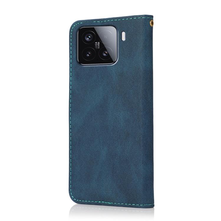 For Redmi 15 5G / 4G EU 171mm Dual-color Stitching Leather Phone Case