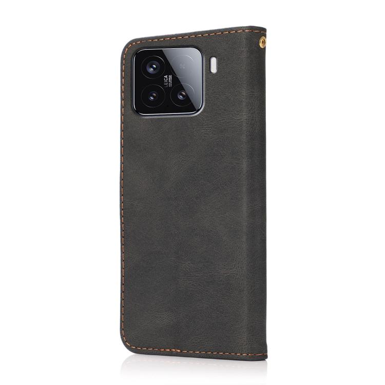 For Redmi 15 5G / 4G EU 171mm Dual-color Stitching Leather Phone Case